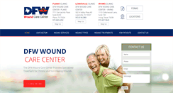 Desktop Screenshot of dfwwoundcarecenter.com